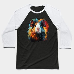 Guinea Pig Rainbow Baseball T-Shirt